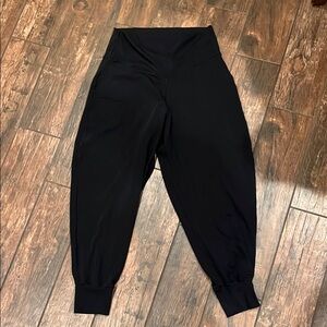Black High-Waisted Joggers